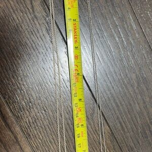 Authentic Tiffany & Co open heart .925 silver necklace